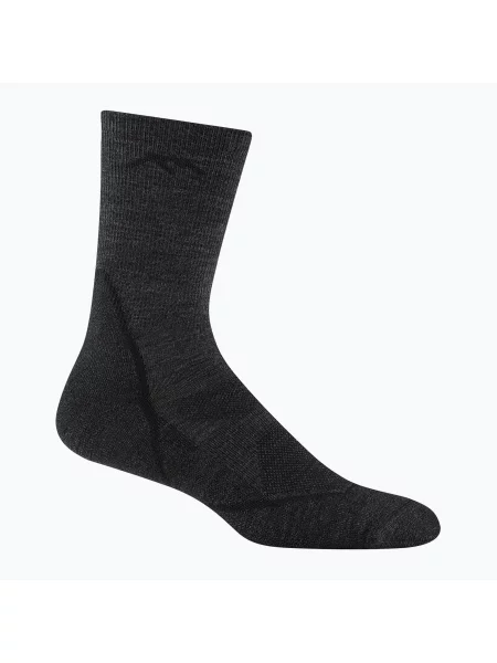 Șosete pentru bărbați Darn Tough Light Hiker Micro Crew Lightweight with Cushion black negru