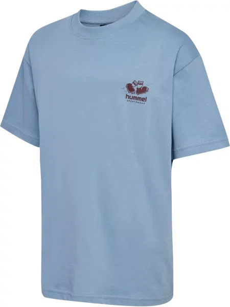 Koszulka dla dzieci Hummel Loose Graphic niebieska