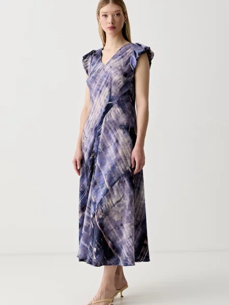 DKNY rochie de vară violet
