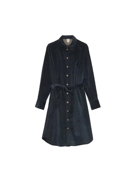 Sukienka koszulowa Ines De La Fressange Paris niebieska