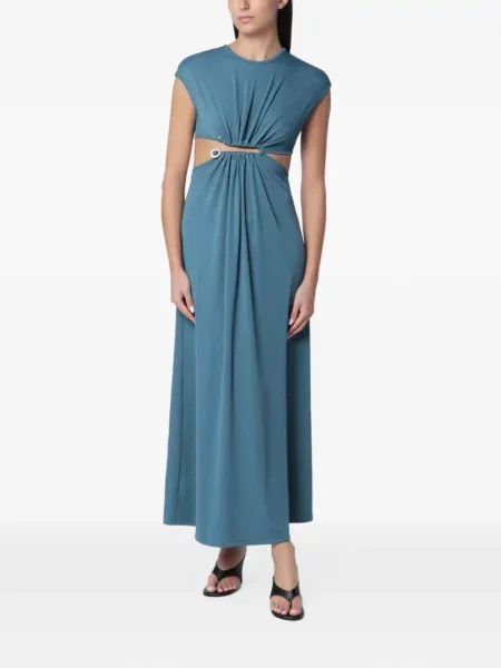 Rochie maxi Christopher Esber albastru
