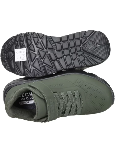 Skechers Sneakersy Uno Lite Vendox Tmavo zelená