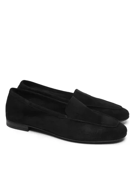 Замшеві Лофери Pellagio чорний