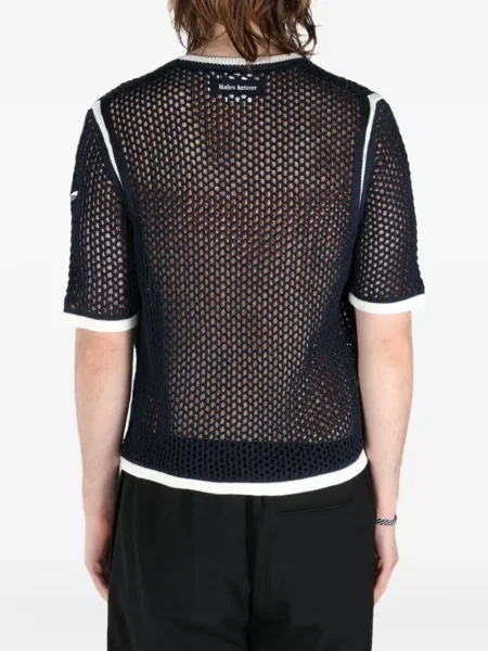 Tricou Adidas cu broderie plisat din satin roșu