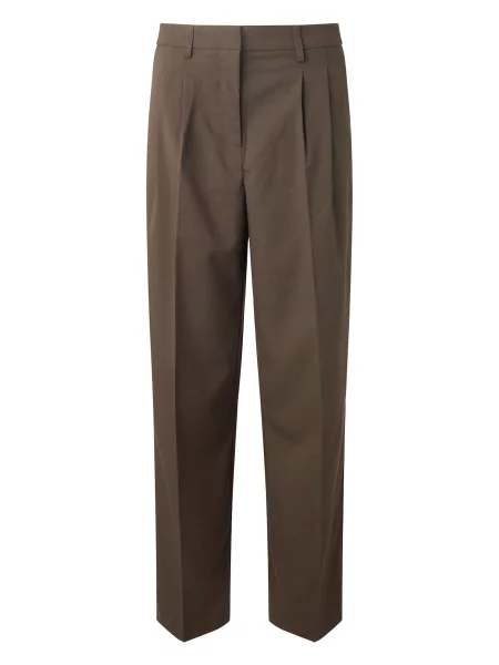 Vero Moda Tall Kalhoty se sklady v pase VMNILA' hnědá