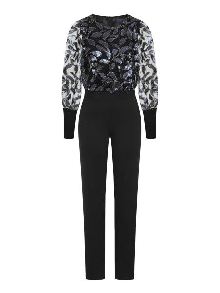 HotSquash Salopeta albastru marin / albastru noapte alb