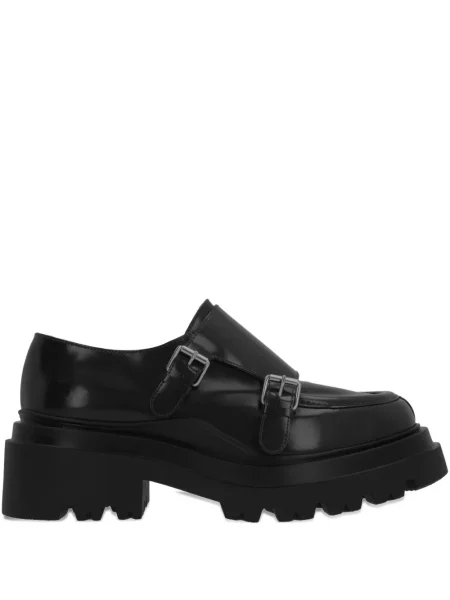Pantofi loafer Plan C din piele negru