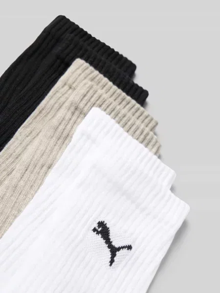 Skarpety z mieszanka bawełny w zestaw 6 par Puma białe