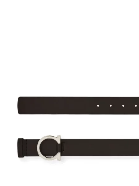 Cu centură curea Ferragamo cu cataramă maro