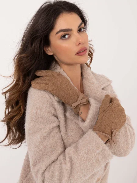 Rokavice Wool Fashion Italia rjava