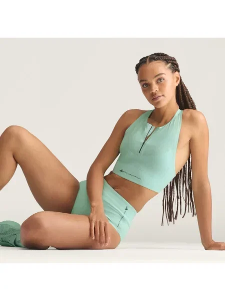 Krótki top Adidas z nadrukiem do biegania