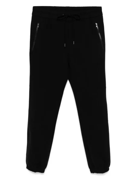 Pantaloni James Perse din jerseu negru