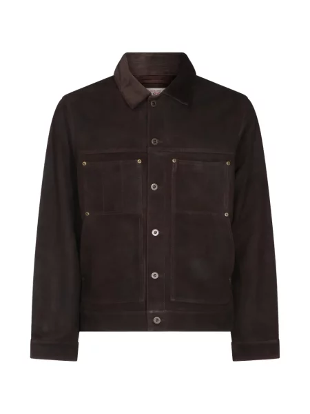 Кожено яке Filson кафяво