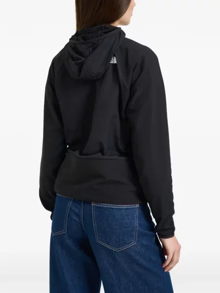 Geacă The North Face cu glugă negru