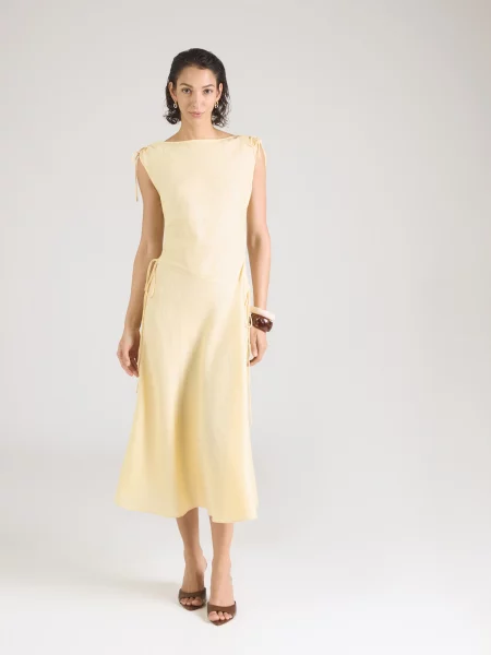 & Other Stories Rochie deschis galben
