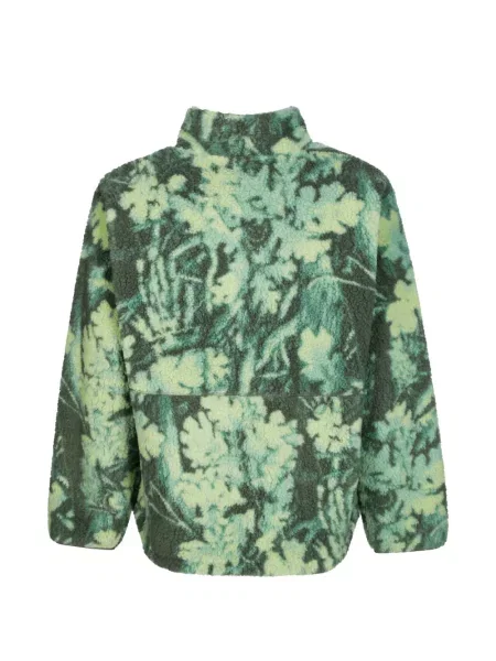 Geacă The North Face cu model floral cu imagine verde