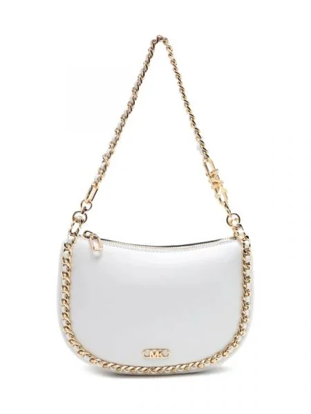 Michael Kors De piele geantă pe umăr alb