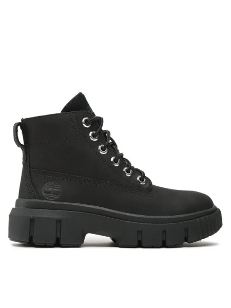 Кожени боти Timberland черно