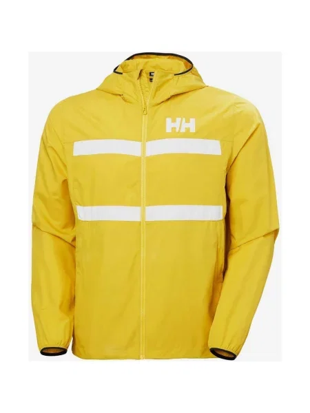 Kurtka z kapturem cienka Helly Hansen Salt Striped Wind XL żółta