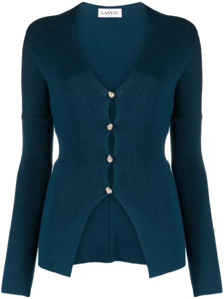 Cardigan Lanvin de lână albastru