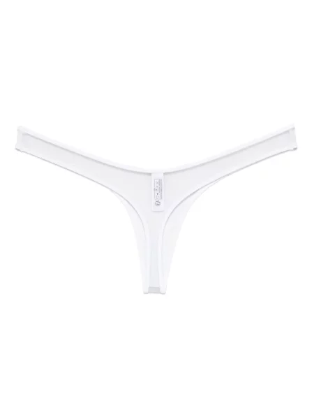 Chiloți tanga Maison Close alb