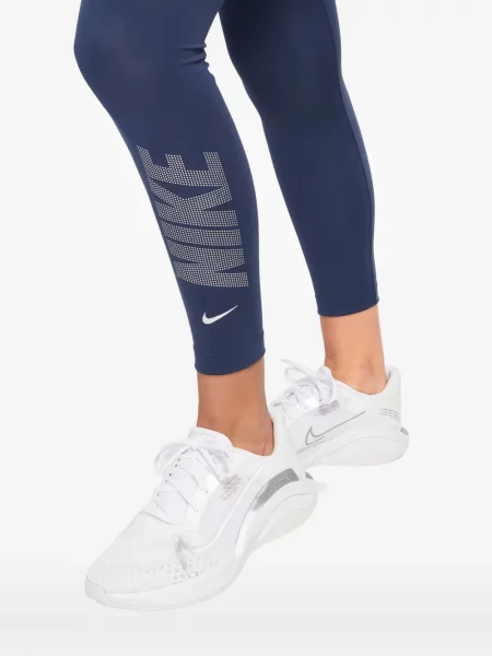 Majica s grafičkim motivom Nike od flisa s printom s kapuljačom plava