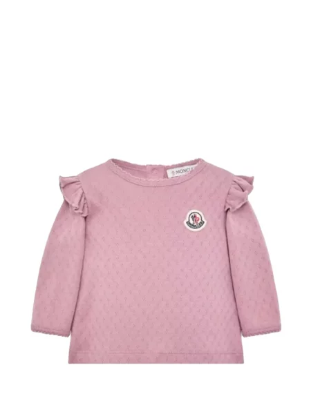Koszulka dziecięca Moncler Enfant różowa