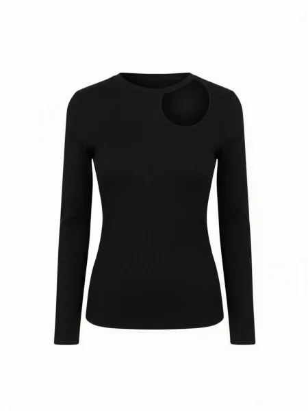 Studioselect Tricou Falda' negru