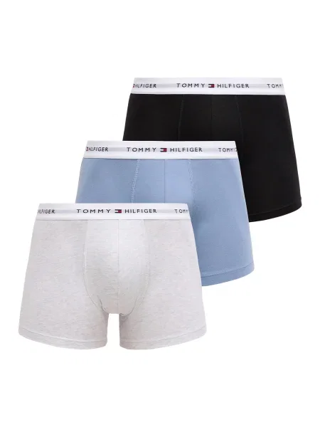 Tommy Hilfiger Underwear Boxeri albastru deschis / gri deschis negru