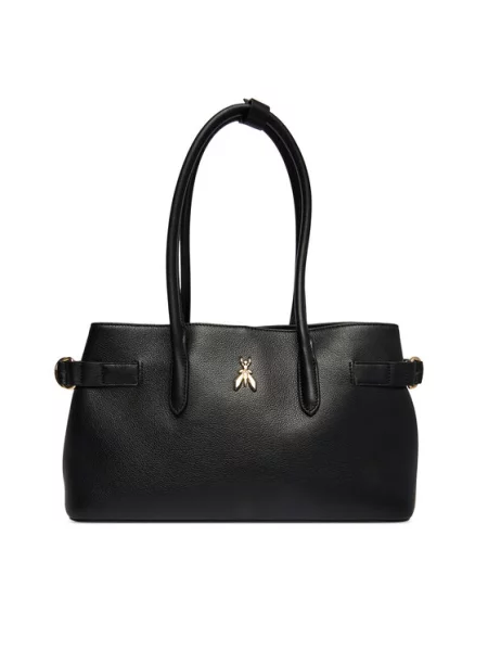 PATRIZIA PEPE Torba za čez ramo črna