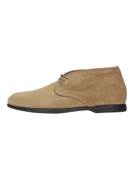 Buty do kostki Pantanetti skórzane beżowe