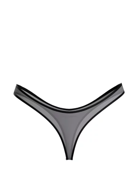 Chiloți tanga Maison Close gri