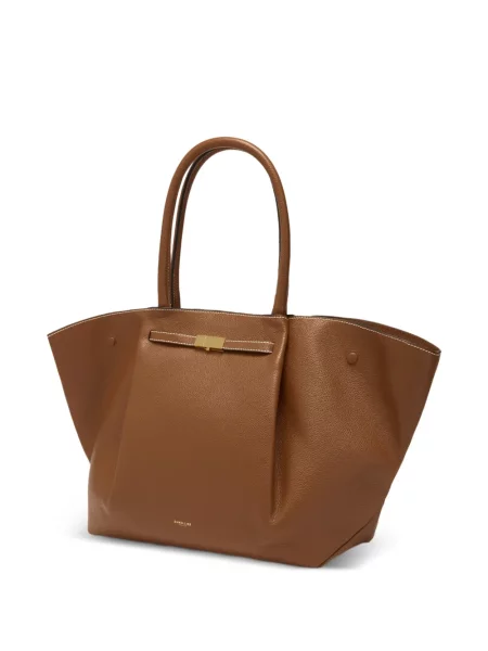 Geantă shopper Demellier maro