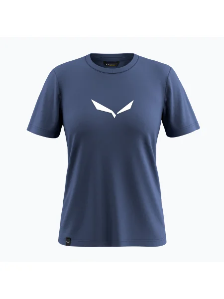Дамска тениска Solid Dry от тъмен деним на Salewa синьо