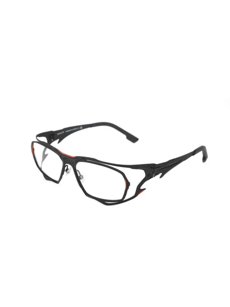 Ochelari de soare Parasite cu imprimeu geometric negru