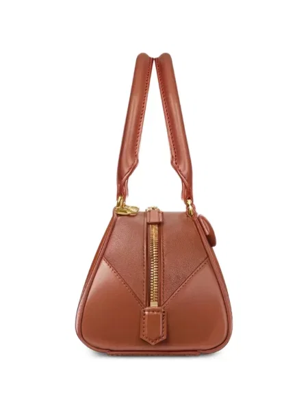 Kožna torbica Givenchy smeđa