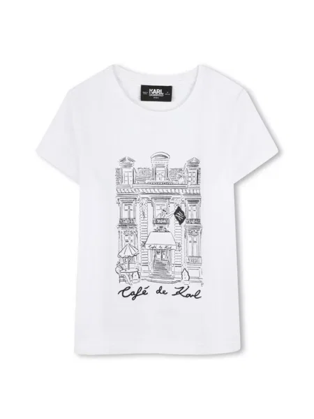 Karl Lagerfeld Kids T-Shirt D λευκό