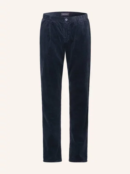 Strokesman's Kordové Kalhoty Tapered Fit tmavě modrá