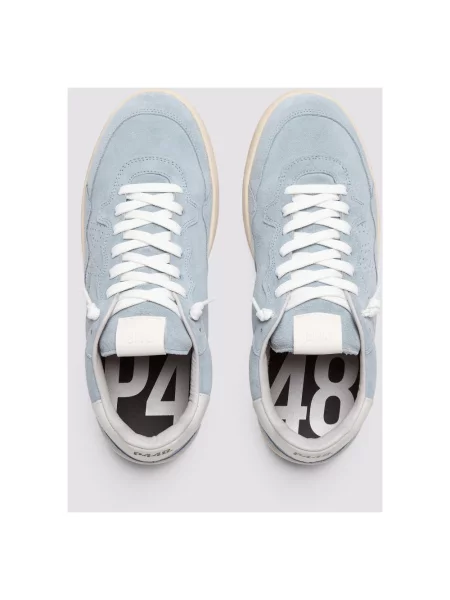 Sneakersy P448 zamszowe niebieskie