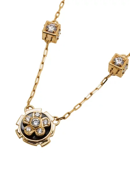 Pandantiv Ferragamo de cristal auriu