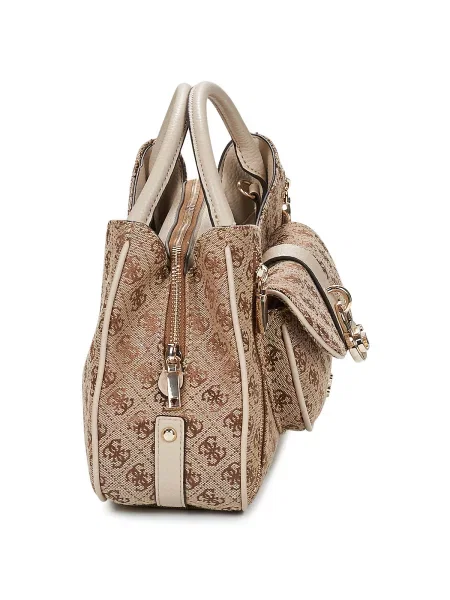 Crossbody kabelka Guess béžová