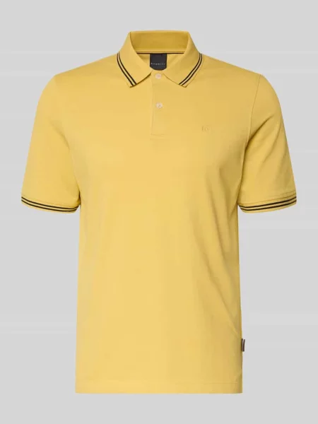 Koszulka polo o kroju regular fit z wyhaftowanym logo Bugatti