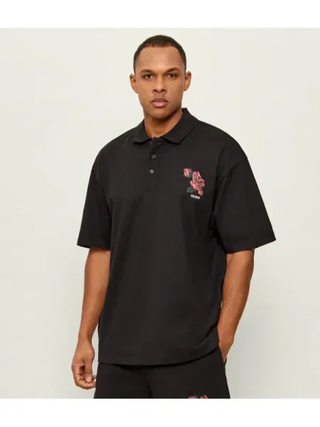 HUGO polo de Dardigo negru