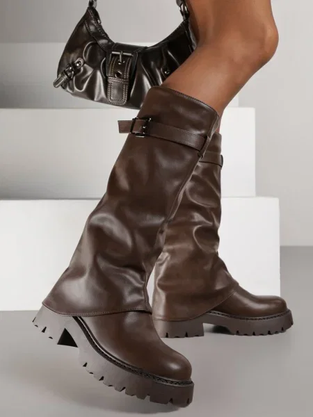 Cizme Valles închis maro