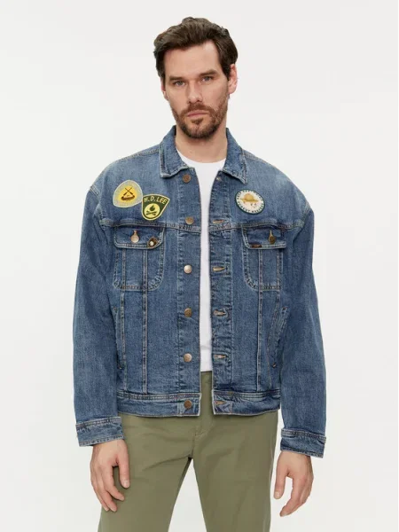 Lee Geacă de blugi Rider albastru