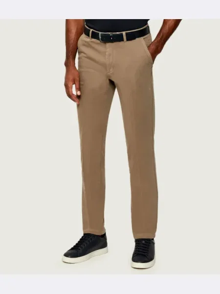 BOSS BLACK Pantaloni chino negru