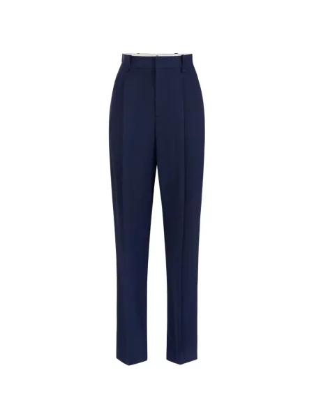 Pantaloni Elisabetta Franchi albastru
