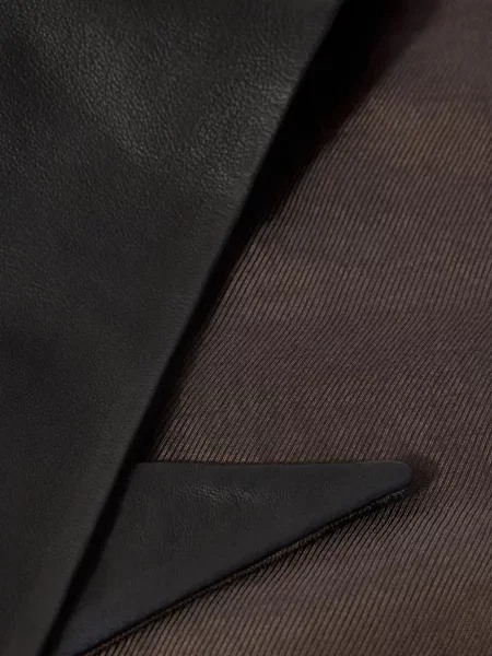 Fular Lemaire din piele negru