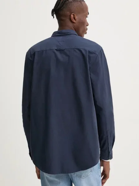 Tommy Jeans ing férfi galléros sötétkék regular szürke