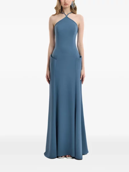 Sukienka maxi Gemy Maalouf niebieska